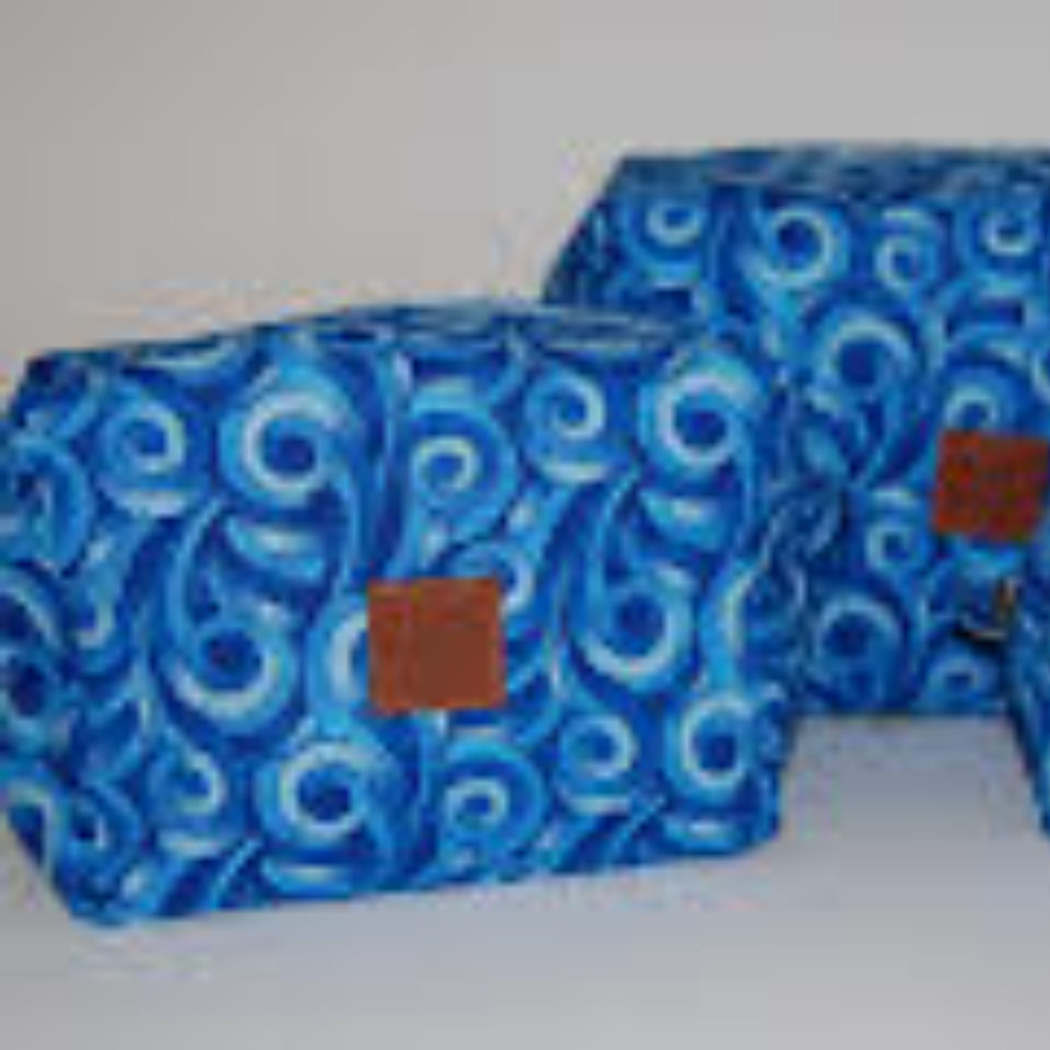Blue Swirl Boxy Bag