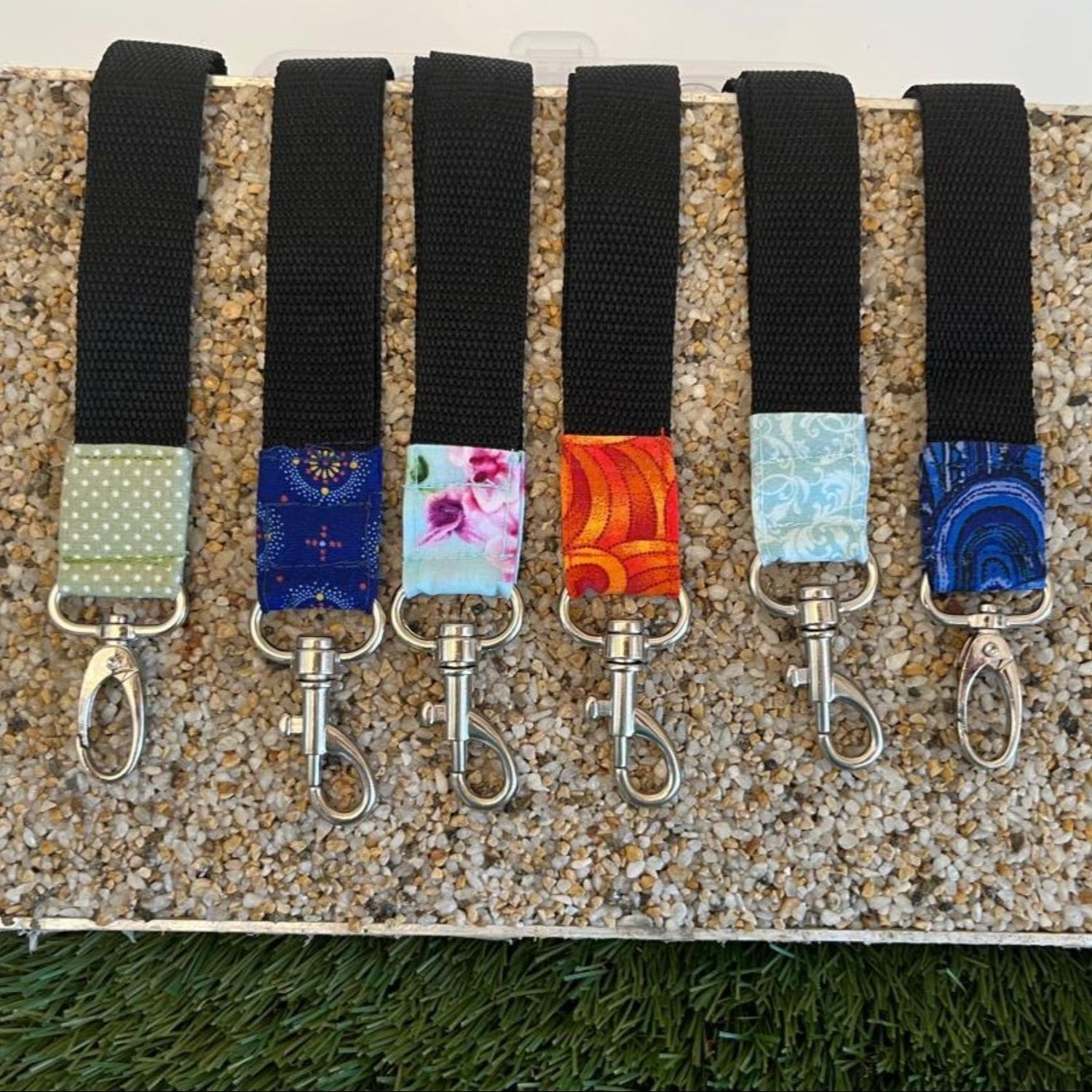 Keyring Wristlet – Black