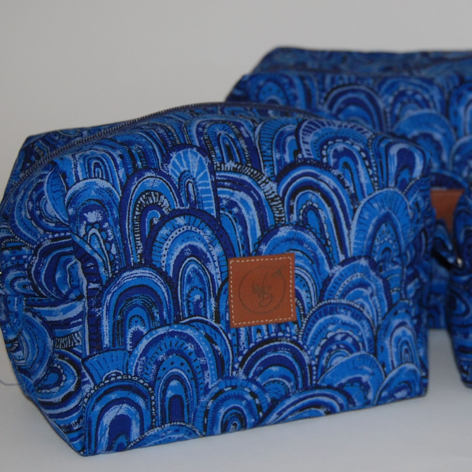Blue Rainbow Boxy Bag