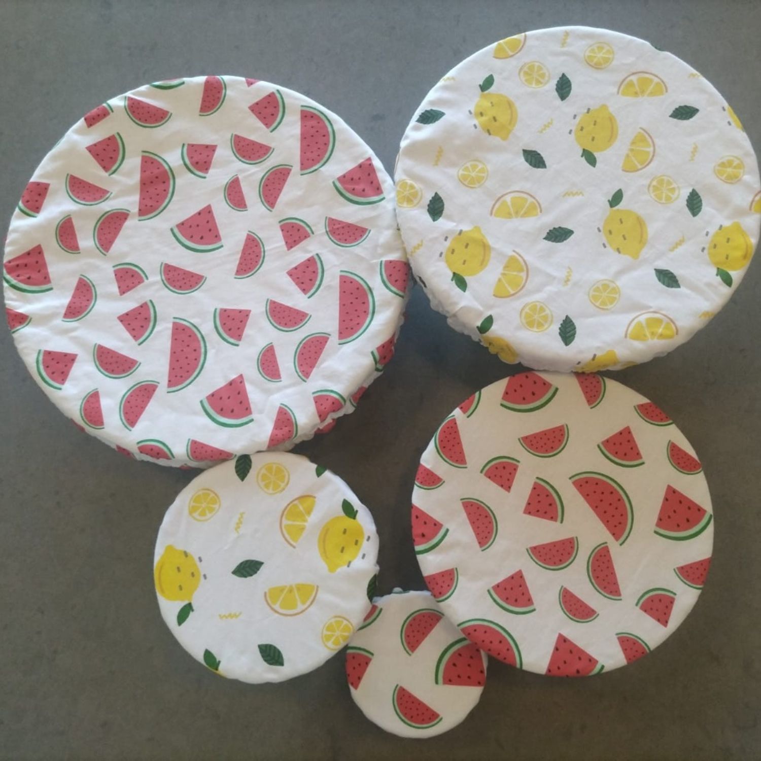 Bowl Covers – Lemons and Watermelons