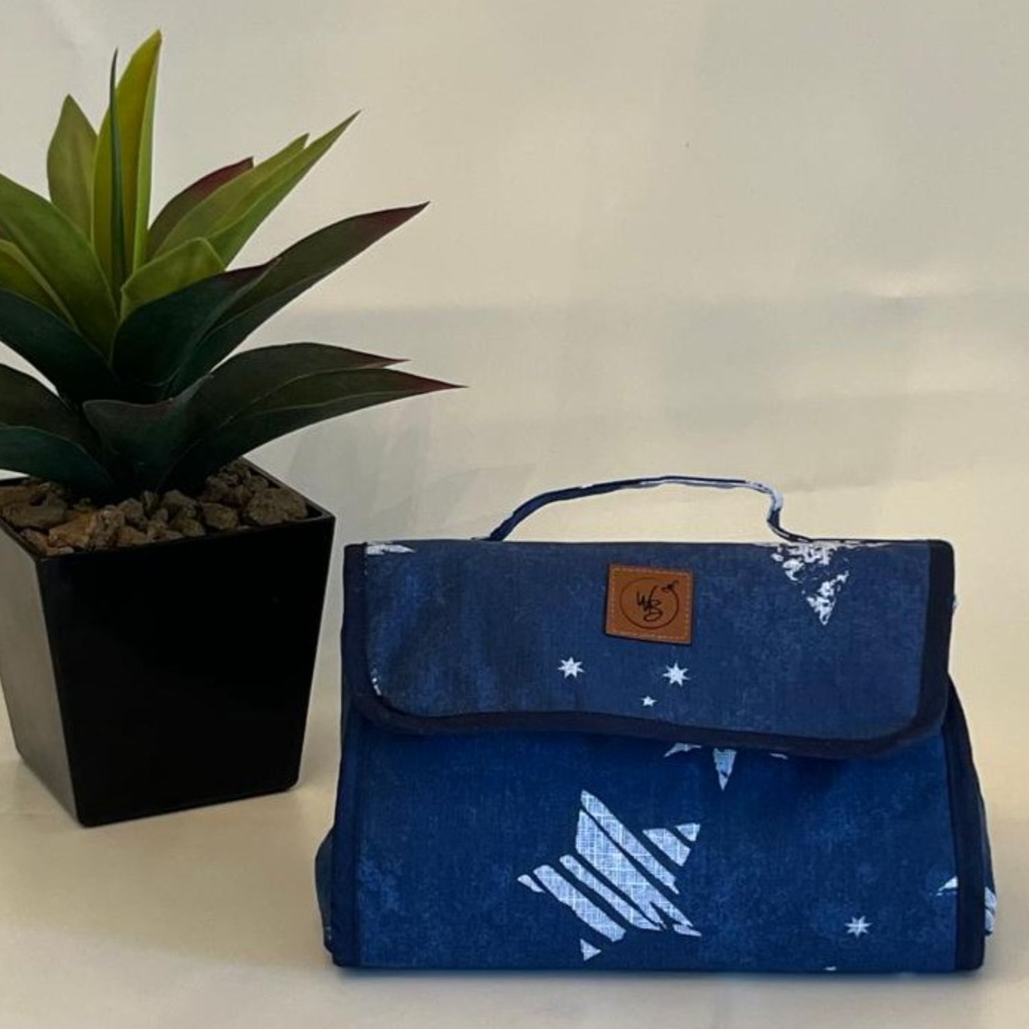 Blue Star Makeup Bag