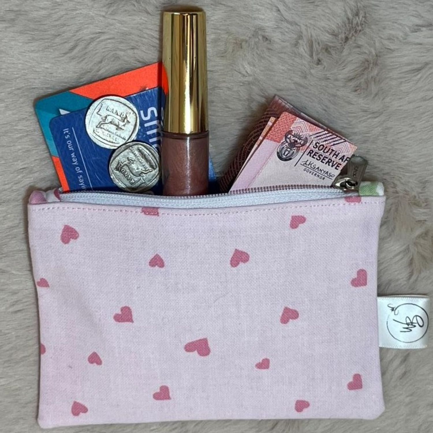 Mini Purse – Pink Hearts
