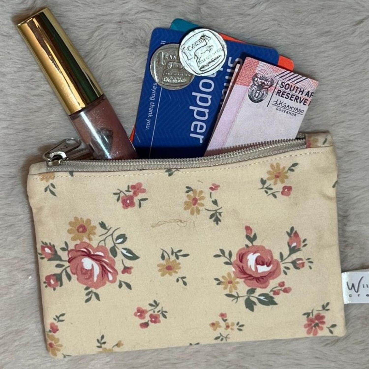 Mini Purse – Peachy Floral