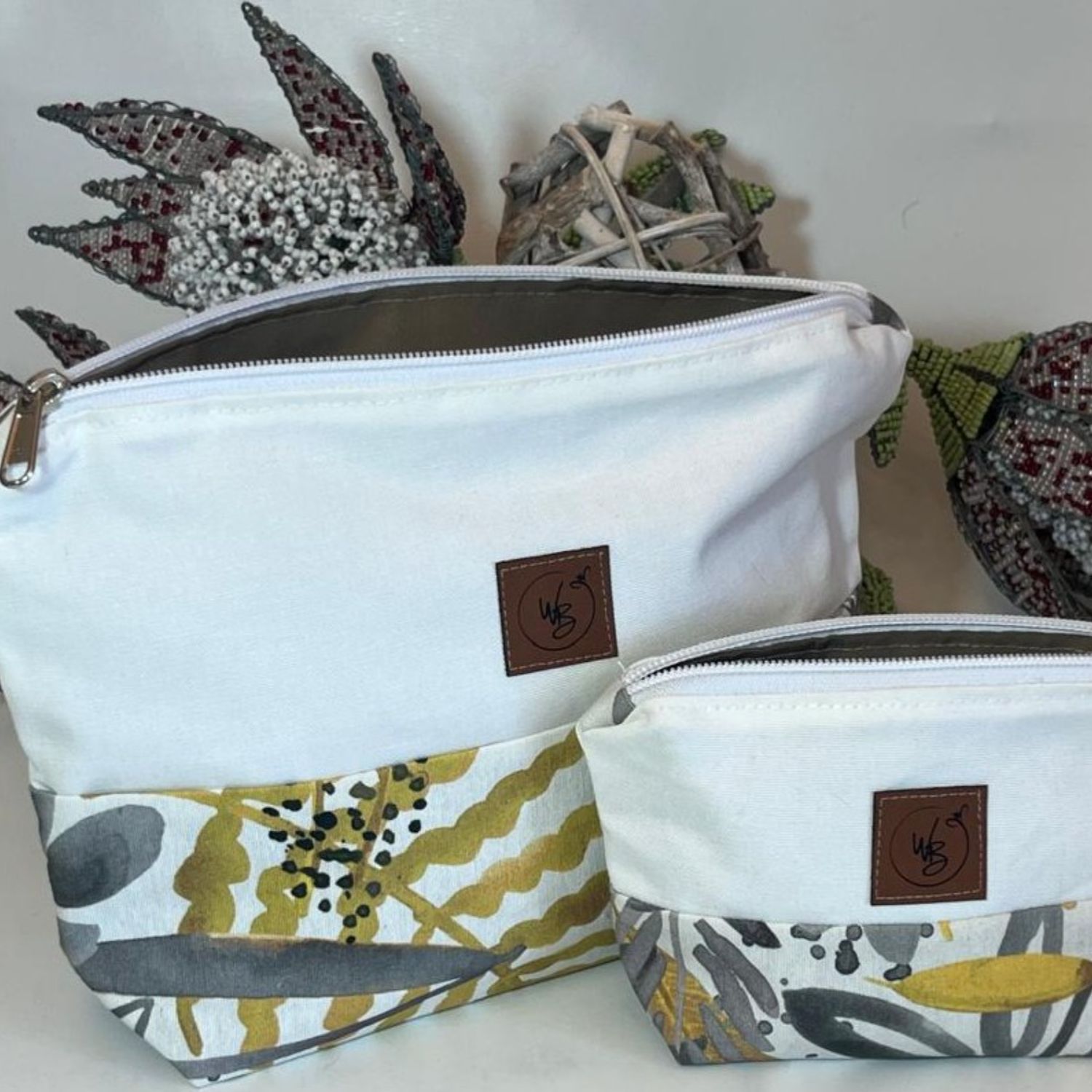 Cosmetic Pouch – Yellow Flowers